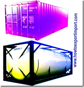 difference between normal container and tank containers