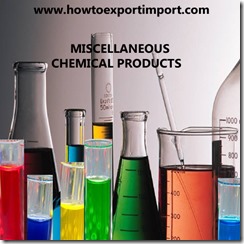 38 MISCELLANEOUS CHEMICAL PRODUCTS
