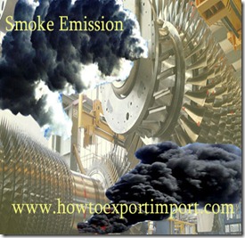 Air emission rules under import of goods
