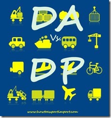Any difference between DA and DP terms of payment copy