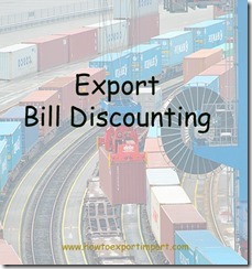 Export bills discounting formalities copy