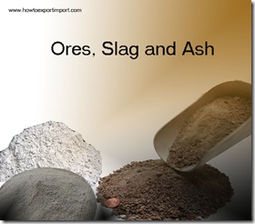 Ores, Slag and Ash