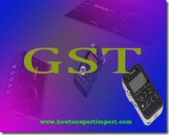 Is GST rate applicable for Sound recording service