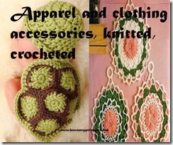 apparel and clothing accessories, knitted,crocheted