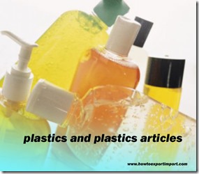 plastics and plastics articles
