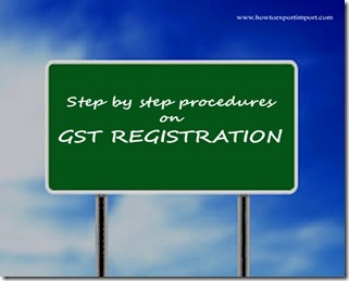 Step by step help for using GST common web portal for GST enrolment in India for existing VAT payers