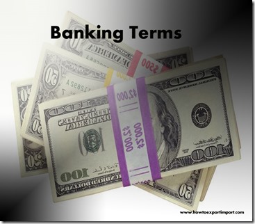 The terms used in banking  business such as Controlling Shareholder,Convertible Security,Convexity,Converting Bank etc