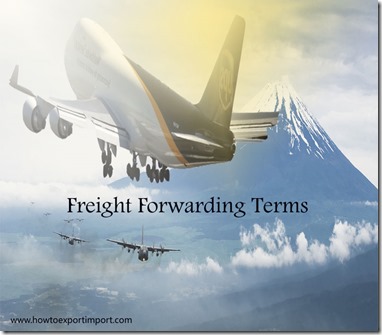 Terms used in freight forwarding such as Importation Point,In Bond,In Transit,Inherent vice,Institute Clauses,Insurable Interest etc
