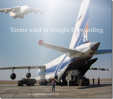 Terms used in freight forwarding such as Insurance Policy,Inter Alia,Interline Freight,Intermodal,Interport,Inventory Accuracy etc