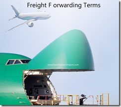 Terms used in freight forwarding such as B13,back to back,Bunker adjustment factor,Bank Guarantee,Bar Coding etc
