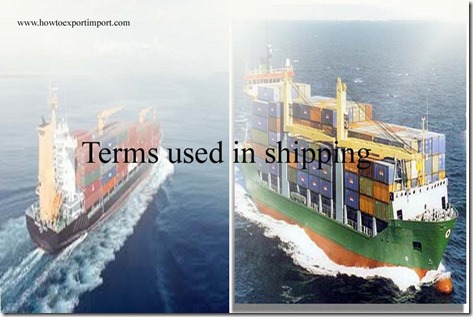 Terms used in shipping such as Pilotage,Plot number,Point to Port Rate,Point of Origin,Political Risk,Pooling,Port authority etc