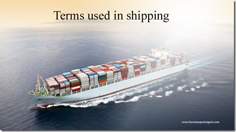 Terms used in shipping such as Uniform liability system,Union du Maghreb Arabe , Union of Banana Exporting Countries etc