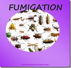 What is Fumigation in Export and Import copy