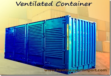 Ventilated containers