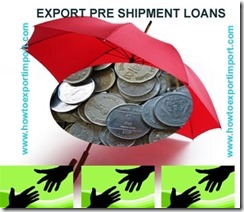 Bank loans to exporters as packing credit