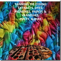 32 TANNING OR DYEING EXTRACTS, DYES, PIGMENTS, PAINTS