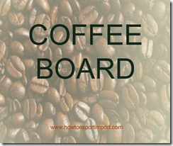 Coffee Board