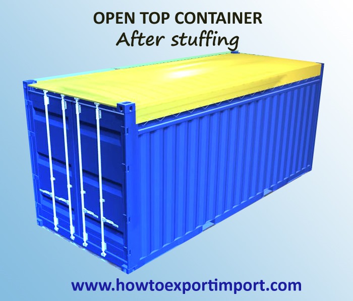 Pointer dække over arbejdsløshed Dimension details of 40' open top container