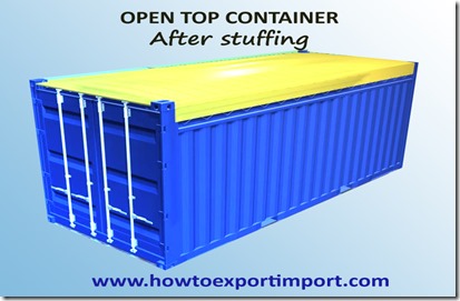 Dimension of Open Top Containers
