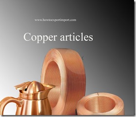Copper articles
