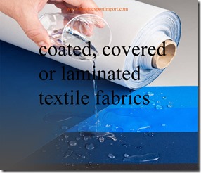 coated, covered or laminated textile fabrics