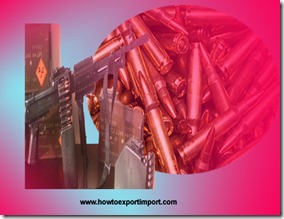 GST for Arms and ammunition parts, Arms and ammunition accessories payable in India