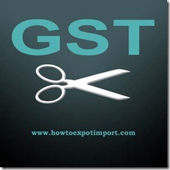 GST on Frozen meat in unit containers