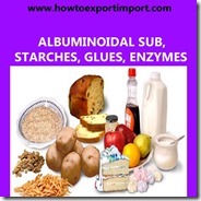 GST rate for glues, enzymes, modified starches and albuminoidal substances