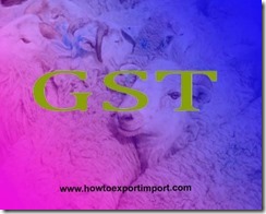 GST rate for wool, animal hair, yarn of horsehair, woven fabric