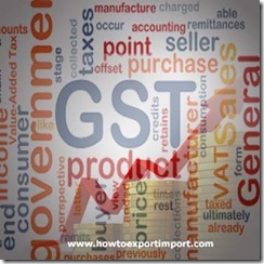 GST slab rate on Transport of goods in containers