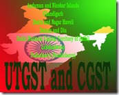 Difference between CGST and UTGST