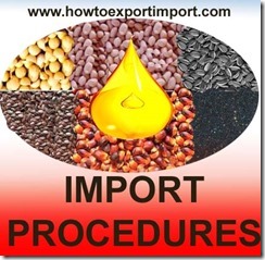 Importation of oil grains