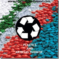 39 PLASTICS ARTICLES THEREOF