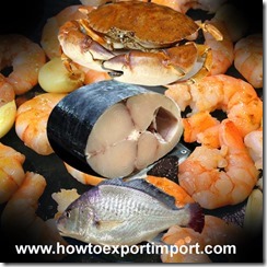 Importation process of  Fish and Crustaceans