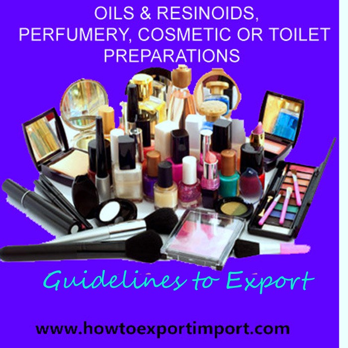 ITC (Indian Tariff Code) for OILS and RESINOIDS, PERFUMERY, COSMETIC OR  TOILET PREPARATIONS