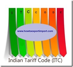Indian Tariff Code
