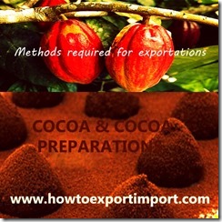 18 COCOA  COCOA PREPARATIONS