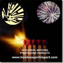 36 EXPLOSIVES, MATCHES, PYROTECHNIC PRODUCTS