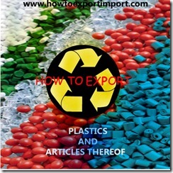 39 plastics and plastic articles