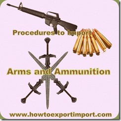 ITC for arms and ammunition