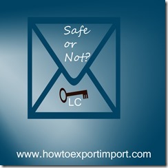 Is Letter of Credit (LC) a safe mode of payment for an Exporter copy
