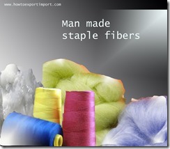 Man made staple fibers