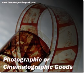 Photographic or Cinematographic Goods