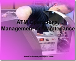 GST payable for ATM maintenance services, ATM Management services