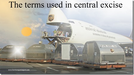 The terms used in central excise such as Additional Customs Duty ,Average Daily Traffic,Automated Highway Systems etc