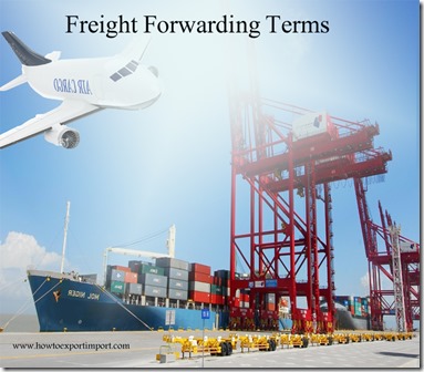 Terms used in freight forwarding such as Logistics,Loss of market,Low-Boy ,Less-Than-Truckload,Main-line Operator,