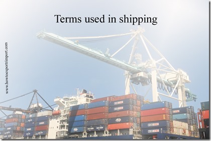 Terms used in shipping such as Economic Cooperation Organization,Economic Officers,Economic Policy Council etc
