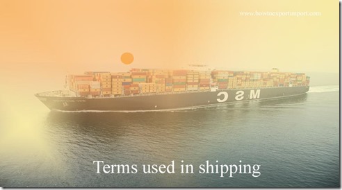 Terms used in shipping such as Framework Agreement,Franc Zone ,Free Alongside,Free Carrier,Free Astray,Free List etc