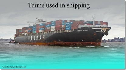 Terms used in shipping such as Nuclear Energy Agency ,Nuclear Non-Proliferation Treaty,Nuclear Regulatory Commission,