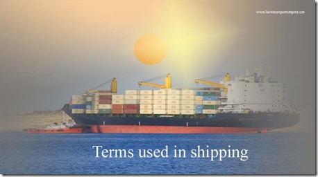 Terms used in shipping such as,Liner,Line,Liner Waybill ...
